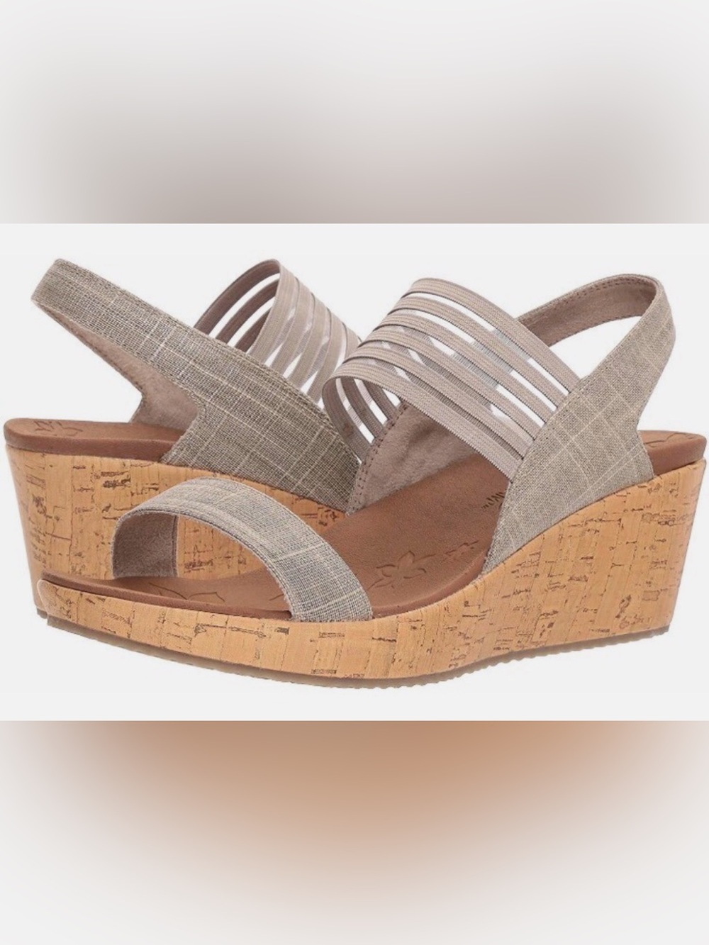 NWOT Skechers Cali Wedge Sandals Luxe Foam - 8.5